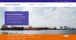 Desktop Screenshot of portofamsterdam.com